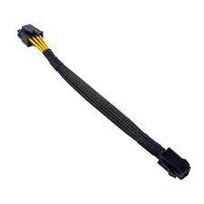 4 Pin to 8 Pin CPU Power Cable/Adapter (8 Inch, 18AWG), 4 Pin Female to 8 Pin picture