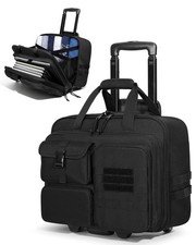 Rolling Tactical Messenger Bag, 17.3 Inch Briefcase with Wheels picture