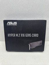 ASUS Hyper M.2 x16 Gen5 Card (PCIe 5.0/4.0) supports four NVMe M.2 (2242/2260/22 picture