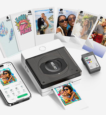 Nelko Flow 2x3 Photo Printer for Magnets and Transfers, 60 Sheets, Grey picture