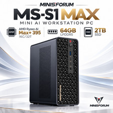 MINISFORUM MS-S1 MAX Mini AI PC Ryzen AI Max+ 395 64GB RAM 2TB SSD Radeon 8060S picture