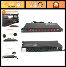 9-Outlet Rack Mount PDU with Circuit Breaker & Individual Switch, 6ft Cord for I picture