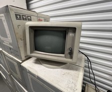 (Discount)NOS Basic Time HR-134 / IBM 5151  Amber Monochrome CRT Monitor MDA TTL picture