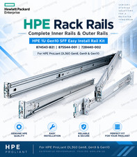 HPE 1U Gen9 Gen10 SFF Easy Install Rail Kit 714511-001, 728437-001, 714515-002 picture