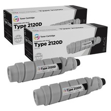 LD Compatible Ricoh 885288/Type 2120D 2PK High Yield Black Toner Cartridges picture