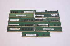 Assorted Lot of 11 8GB DDR4 PC4 Ram Modules Mixed Brands Mixed Speeds READ picture