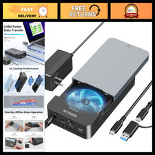 40Gbps M.2 NVMe SSD Enclosure Duplicator, USB4 Dual-Bay Storage Solution picture