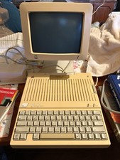 Apple IIc 1984 Desktop Computer W/ Monitor, Keyboard, Printer Interface, Manuals picture