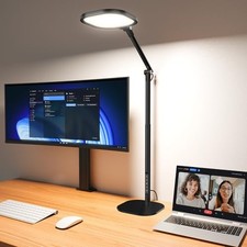 Led Desk Lamps for Home Office with Base, Tall Desk Lamp with 50 Light Modes &  picture