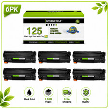 6X High Yield 125 Toner Cartridge for Canon ImageClass LBP6000 LBP6040 MF3010 picture