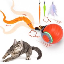 Interactive Cat Toy Ball - Automatic Small, Orange picture