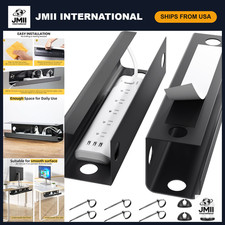 2 Pack Under Desk Cable Management Tray, 31.5