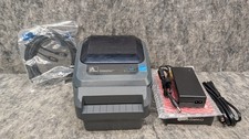 Zebra GX420D 203dpi Thermal Label Printer w/ Auto Front Cutter & Power Supply picture