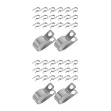 60 pcs Metal Wire Clamp, 3/4