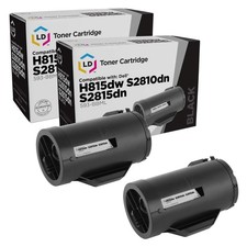 Compatible Toner Cartridge Replacement for Dell 593-BBML F9G3N (Black, 2-Pack) picture