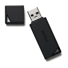 BUFFALO USB2.0 Both are USB memory 16GB black RUF2-KR16GA-BK w/ Strap Hole NEW picture
