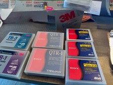 Lot13 Data Cartridges,3M DC2000 40 Mbytes, Sony QW2GB, QTR-1 400MB,Imation TR1&3 picture