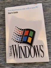 Vintage Microsoft Windows 3.1 User's Guide + Software Brand New SEALED Very Rare picture