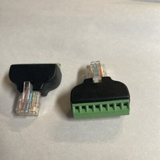 Lot 2 NVT RJ45 NV-RJ45A Terminal Block Adapter @CPU63 picture