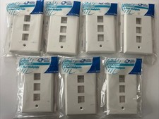 Leviton 3 Port Wallplate R04-41080-3w Lot 7 picture