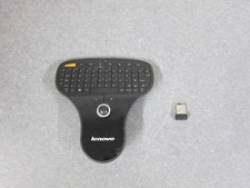 Lenovo Mini Wireless Keyboard Trackball Mouse N5901 w/ USB Dongle - TESTED picture
