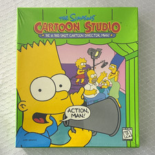 SEALED NIP The Simpsons Cartoon Studio Animation CD-ROM for Windows/Mac Big Box picture