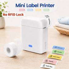 Mini Portable Bluetooth Thermal Label Printer USB-C Inkless Phone App picture