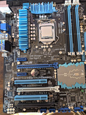 ASUS P8Z77-V PRO/THUNDERBOLT ATX LGA 1155 DDR3 SATA III USB 3.0 with Cpu i7-3770 picture