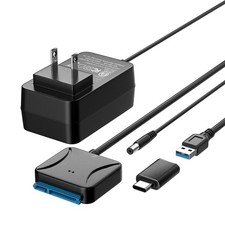 High Speed SATA To USB 3.0 Adapter Cable 2.5 In SSD HDD TypeC TypeA 2in1 picture