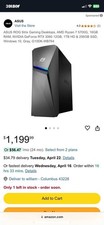 ASUS G10DK-WB764 ROG STRIX Ryzen 7 5700G 3.8GHz GeForce 3060 12GB - CASH $600 picture