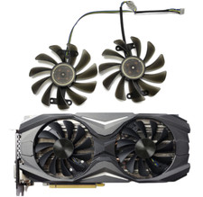 Pair Fans  Cooler Fan Replace For Zotac GeForce GTX 1070 1080 AMP Edition  95mm picture