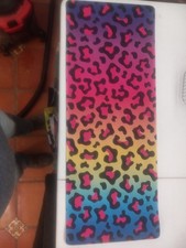 Colorful Leopard Print Computer Mat 30 In X 12 picture