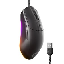 SteelSeries Rival 3 Gen 2 Wired Gaming Mouse Black Wireless Compatible picture