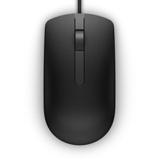 NEW OEM Dell MS116c Optical USB Mouse 3-Button 1000DPI Wired Plug-and-Play LOT picture