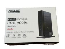 Asus CM-16 DOCSIS 3.0 Cable Modem Gigabit LAN 686Mbps w Power Cord & Ethernet picture
