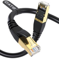 DbillionDa Cat8 Ethernet Cable 6FT Heavy Duty 26AWG 2000MHz Gold Plated RJ45 picture