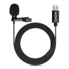 M1 USB Lavalier Microphone for Computer, Clip-On Lapel Mic, 20 ft Cord picture