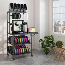 3D Printer Stand, Heavy Duty 3D Printer Table Stand with Filament Storage Rack picture