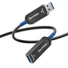 USB 3.2 Extension Cable 33 FT, Fiber Optic USB Cable 10Gbps Male to Female, Ultr picture