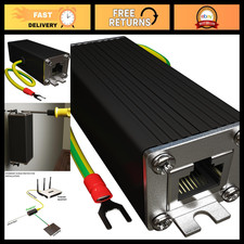 Ethernet Surge Protector 2.5Gbps PoE++ GDT TVS Protection for All 4 Pairs picture