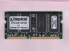 128MB PC-133 KINGSTON KTH-OB133/128 Laptop RAM MEMORY Stick PC133 SDRAM 3.3V picture