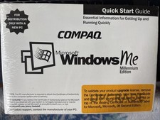 Microsoft Windows ME Millennium Edition Upgrade CD With Quick Start Guide NEW picture