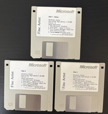 Microsoft FINE ARTIST Mac 1.0 Set of 3  3.5