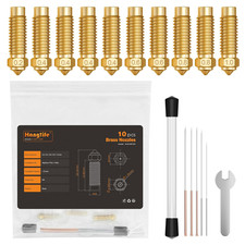 Nozzles Kit for Elegoo Neptune 4 Plus/Max 3D Printer - 10Pcs Brass Nozzles in 5 picture