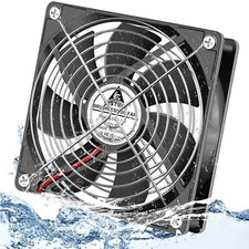 GDSTIME 120mm x 25mm 12V DC IP67 Waterproof Fan High Speed Dual Ball 120x25mm picture