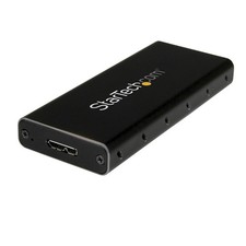 StarTech.com M.2 SSD Enclosure for M.2 SATA SSDs - USB 3.1 (10Gbps) with USB-C C picture