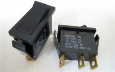 2PCS NEW DEFOND DRC-1215-Y 3 Pins Power On Off Rocker Switch picture