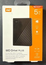 Western Digital WD Drive Plus Portable HDD 5TB [ BLACK ] NEW picture