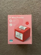 Smart AI Voice Sticker Printer Box, Mini Thermal Label Printer with Display picture