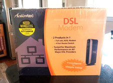 Actiontec GT724R  3-in-1 Networking ADSL Modem 4 Port Router/Switch - SEALED picture